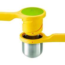 Joseph Joseph Helix Garlic Press And Citrus Juicer Ergonomic TwistAction Hand Press Stainless Steel Set Green And Yellow - Xanh lá câyVàng - Xem 5