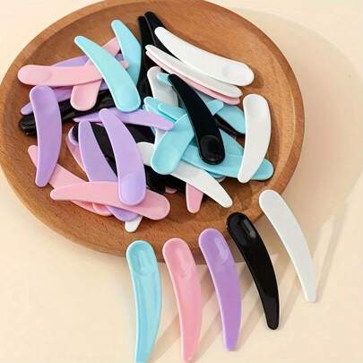 20 pièces Spatules cosmétiques réutilisables et mini-cuillères, convenant pour une application facile des crèmes et lotions pour le visage, hygiénique, spatule cosmétique
