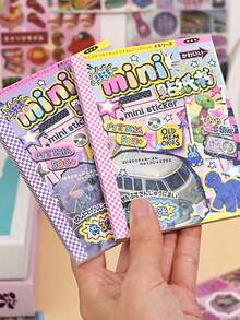 1 Set de 32 de autocolante decupate în stil retro, elemente vintage, autocolante decorative pentru scrapbooking, căni, mini modele - Multicolor - Vizualizare 6