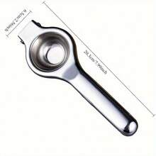 Manual Citrus Juicer - Stainless Steel Lemon, Lime, Grapefruit Squeezer With Non-Slip Grip - Sturdy Construction For Home, Bar, Restaurant - Easy To Clean And Rust-Proof Design, Lemon Juicer, Stylish Kitchen Tool, Durable Cookware - 銀色一個6.5*20 - 查看 7