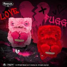 ZURU Love Monster系列约9英寸创意毛绒收藏摆件，可爱怪兽怪兽怪牙丑陋搞笑成人趣味玩偶生日礼物 - Love Fugg-Refresh-Red - 查看 3