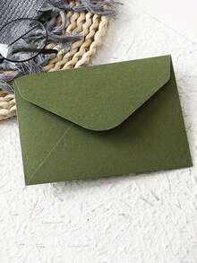 20/10/5个装高品质信封，牛油果绿、橄榄绿，纸质礼品、卡片邀请函、信封、棉纸、男友礼物、生日装饰、礼品卡、生日礼物、男士礼物、礼品包装、高级信封、圣诞卡、礼品信、1美元单价、情书、圣诞节、婚礼邀请函、深绿色/浅绿色信封 - 彩色 - 查看 5
