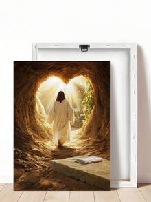 1pc Hiện đại Ngài đã bế tôi, Chân dung Chúa Jesus Christ, Tranh vẽ, Quà tặng treo tường của Chúa, Dấu chân trên cát, Chúa Jesus trên bãi biển, Đức tin vào Ngài, Người phụ nữ chạm vào Chúa Jesus, Chữa lành, Viền áo của Ngài, Đức tin được truyền cảm hứng, Thiêng liêng, Làm tốt lắm, Chân dung Chúa Jesus Christ, Tranh vẽ, Chúa Jesus mỉm cười, Nghệ thuật lấy cảm hứng từ đức tin, Thiên đường, Nghệ thuật Phúc âm, Trang trí phòng ngủ, - Nhiều màu - Xem 21