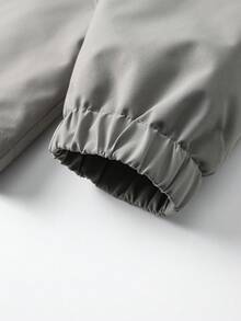 男士轻便拉链夹克，舒适，休闲，户外，春秋季 - 灰色 - 查看 5