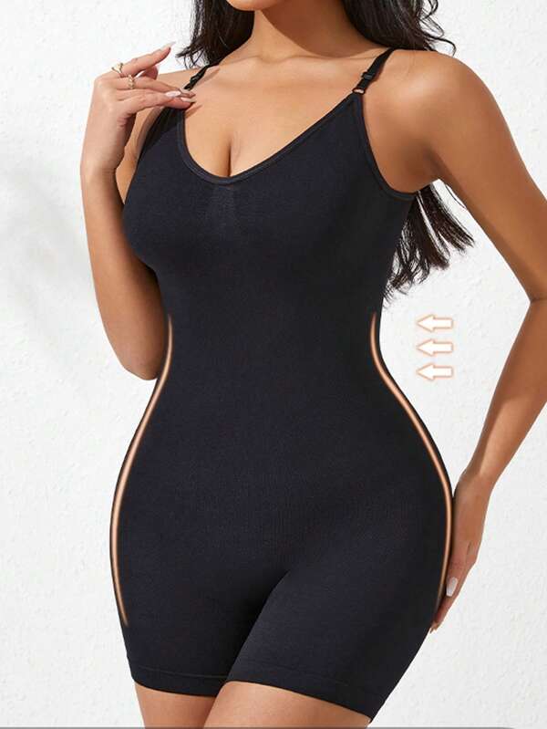 Women Shapewear Bodysuit With Adjustable Straps, Tummy Control, Butt Lift, Waist Trainer