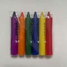 6pcs/Set 6 Colors Bathtub Crayons, Vibrant Colors, Perfect Gift For Art Lovers, Handmade Craft Kit, Birthday/Holiday Gift - Multicolor - View 7