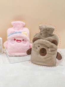 1件新款卡通水豚毛绒材质暖手宝保暖用品，可爱卡通手ML热水袋便携式暖手宝女生口袋手脚热水袋，可爱卡通手ML热水袋便携式暖手宝女生口袋手脚热水袋，