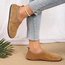 Women's Solid Color Comfortable Casual Versatile House Slippers, Winter