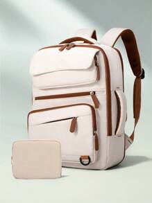 Myco Mochila de viaje para hombres, aprobada para equipaje de mano de 40L, con 3 cubos de embalaje, bolsa de viaje para fines de semana, universidad, oficina, regalos de Navidad, bolsa de viaje de invierno, bolsa escolar, mochila de vuelta al cole, de gran capacidad, impermeable, compartimento para portátil, diseño con correa de equipaje, ligera, portátil, para trabajadores de cuello blanco, perfecta para vuelta al cole, primer día de escuela, exterior, viajes, salidas