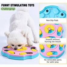 542YMXInteractive Puzzle Toy For Large Medium Small Smart Dogs Enrichment And Mental Stimulation For Training Treat Chew Gifts For Puppies And Cats - 粉色 - 查看 5
