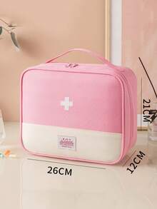 1 件便携式医药包，可爱迷你急救包，医疗应急收纳袋，适用于家庭、户外、露营、徒步旅行、旅行，有多种颜色和尺寸可供选择，返校旅行必备