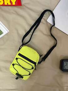 Umhängetasche für Herren im japanischen Arbeitsstil, lässige kleine Schultertasche für Jungen, neue kleine Schultertasche für Männer