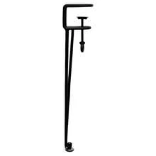 4pcPunch-Free Table Leg Table Foot Bracket Metal Wrought Iron Clip Outdoor Camping Coffee Table Foot Stand Diy Removable Desk - Black - View 6