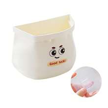 1pc New Magnetic Storage Box, Fridge Side Door Storage Rack, Household Kitchen Cling Film Holder, Wall-Mounted Storage Box