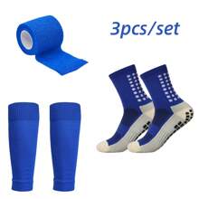 3pcs/Set Universal Sports Socks, Leg Covers, Non-Slip, Football Socks Tights, For Football Hiking Fitness Biking Tennis Gym Training (Male And Women)