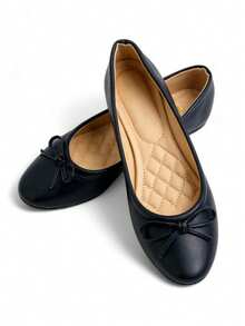 Giày nữ thoải mái thường ngày phù hợp cho nhân viên văn phòng và sinh viên - màu đen - Xem 2