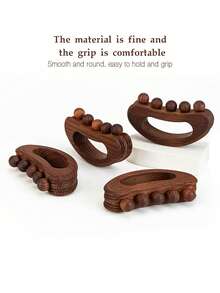 1 pezzo/2 pezzi Set di strumenti di massaggio Gua Sha in legno per testa, viso, schiena, collo, spalle, arti, rullo per agopressione, Gua Sha, drenaggio linfatico, cellulite, grattaschiena, scuola, ritorno a scuola, viaggio, elementi essenziali da viaggio, articoli per la casa, spa, strumento per massaggio, massaggio, massaggiatore, spa