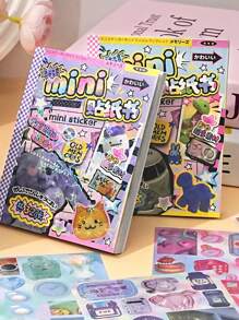 1 Set de 32 de autocolante decupate în stil retro, elemente vintage, autocolante decorative pentru scrapbooking, căni, mini modele - Multicolor - Vizualizare 4