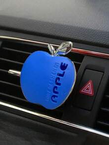 1 pieza Ambientador de coche con diseño de manzana colorida - Clip decorativo para rejilla de ventilación, diseño lindo, adecuado para el interior del coche, fragancia de larga duración, agrega un toque de moda a cualquier vehículo - Multicolor - Ver 15