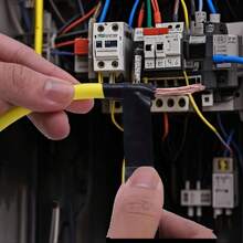 10 szt./rolka wysokiej jakości czarnej taśmy izolacyjnej, odporna na ciepło czarna gumowa taśma izolacyjna | Wytrzymała i elastyczna, super wodoodporna, trudnopalna, odporna na ciepło taśma izolacyjna, odpowiednia do instalacji elektrycznych wewnątrz i na zewnątrz, samonaprawiająca się taśma o wysokiej wydajności, do rur i powierzchni z tworzyw sztucznych, artykuły samoprzylepne do użytku domowego/biurowego/samochodowego, najlepsze do narzędzi dekoracyjnych, wiązek przewodów zewnętrznych, rur, zimowych narzędzi do odśnieżania, zdejmowana i wielofunkcyjna, odpowiednia do okablowania i izolacji