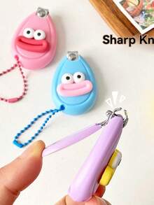 Funny Sausage Lips Nail Clipper, Cute Nail Cutter, Portable Nail Clipper, Manicure Tool, Bag Charm, Suitable For Home, Nail Salon Hand And Foot Care, Etc. - Multicolor - View 9