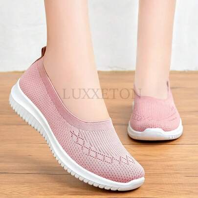 Nouvelles chaussures d'été pour femmes, mode maille respirante, confortable, semelle souple, chaussure décontractée unique pour femmes, Zapatos Casuales