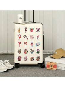 60PCS Christmas Candy Sticker Cartoon Anime Figure Christmas Candy Christmas Gift Image Stickers Manual DIY Puzzle Paster Mini-Game Waterproof Sticker Festival Gifts Party Gifts A Birthday Present Luggage Notebook Computer Mobile Phone Decoration Sticker New HOT Figures Water Bottle Stickers Games