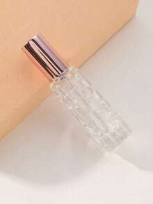 4 Stück/1 Stück 10ml klare leere Sprühflaschen mit Deckel, Kunstdesign Kosmetik Parfüm Lotion Aufbewahrungsbehälter DIY Beauty Tools, leicht zu tragen, geeignet für Reisen und Ausflüge, Reisezubehör - Verschiedenfarbig - Übersicht 4