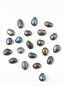 10pcs Natural Freshwater Asymmetrical Pearl Beads, DIY Jewelry Making Accessories