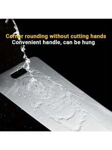 لوح تقطيع من التيتانيوم قطعة واحدة، لوح تقطيع من التيتانيوم النقي 100% المحسن حديثًا، لوح تقطيع من الفولاذ المقاوم للصدأ بحجم كبير/متوسط/صغير، لوح تقطيع معدني ثنائي الجوانب متين، لوح تقطيع للخضروات والفواكه، حصيرة عجن السوشي والعجين، أداة مطبخ