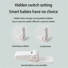 Door Handle Lock, Preventing Children From Opening The Door, Easy For Adults To Operate With One Hand, Durable ABS With 3M Adhesive Backing, No Tools Needed For Installation, Door Blocker For Girls,Protector,Anti-Theft And Anti Lock - Multicolor - View 7