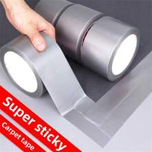 0.31-3.93inch Multi-Size Cloth Duct Tape, Easy Tear Damage Free Waterproof Masking Tape, High Adhesive Carpet Flooring Renovation Tape, Waterproof Anti-Slip Door Window Glass Gap Sealing Tape
