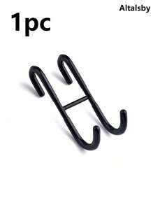 1pc Stainless Steel Towel Hook, Punch Free Bathroom Partition Hook, Heavy Duty Hook Rack For Robe, Towel, Over The Door Hook For Bathroom, Kitchen Multi-Scale Use, Bathroom Accessories - Multicolor - View 13