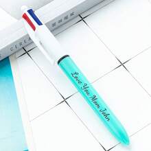 1支装 - 200支装 定制四色圆珠笔，多色笔，四合一按动式四色圆珠笔，适用于办公、学校用品、学生、礼品、派对赠品、办公室装饰 - 彩色 - 查看 121