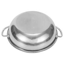 Olla doble dividida de acero inoxidable de 28cm, olla caliente, cocina de Gas, olla Compatible con olla caliente china, olla de cocina para sopa - 28 centímetros - Ver 8