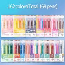 朗果162手持绘图笔 0.6mm 高颜值笔记笔 可叠色绘画涂鸦手持书写马克笔 覆盖力强 出墨均匀 适合日常送礼 - 常規款手帳筆 - 查看 41