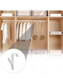 10 pezzi/5 pezzi/2 pezzi Ganci appendiabiti da bagno, portasciugamani multifunzione e appendiabiti per asciugamani, vestiti e altro - Multicolore - Visualizzare 6