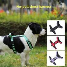 1pc (Random Color) Dog Anti-Burst Chest Harness, Large Dog Training Anti-Burst Reflective Pet Chest Strap