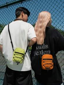 Umhängetasche für Herren im japanischen Arbeitsstil, lässige kleine Schultertasche für Jungen, neue kleine Schultertasche für Männer