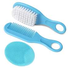 2/3pcs Newborn Baby Comb Set, Birthmark Removal Hair Care Brush, Infant Head Massage Brush Set