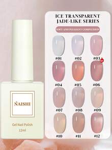 2025新款透明裸色猫眼凝胶指甲油套装 - 内含星光彩色激光玻璃珠和水晶猫眼凝胶，适合美甲新手。快干，适合居家使用，是女性购物、约会、通勤或DIY沙龙造型的理想之选。可搭配LED灯和UV底油/封层使用，打造完美效果。 - 彩色 - 查看 21