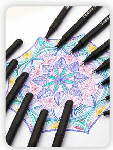 100支装细尖文具套装，包含圆珠笔、荧光笔，适合学生，返校必备，粉色调，也适合办公使用。 - 多色 - 查看 4