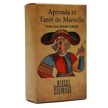 Tarot De Marseille For Beginners In Spanish, Illustrated Tarot Cards With Meanings For Easy Interpretation, Learn To Read Tarot With The Classic Tarot De Marseille, Spanish Version