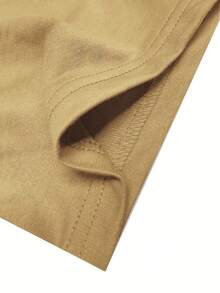 Men's Round Neck Short Sleeve Printed Streetwear T-Shirt - Summer  Fashion Doll Graffiti Casual Street Short Sleeve T-Shirt For Friends And Family, Casual For Spring And Summer - Màu Khaki - Xem 4