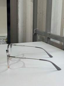 2-In-1 Round Clip-On Glasses Frame With Shine, Model 0273 - Màu xám chuyển màu - Xem 5