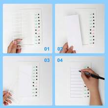 Weißes Planungsbuch, Kinder Selbstdisziplin Stempelkarten Halter, Notizen, Schüler Nachrichtencheckliste, Meine Aufgaben Selbstdisziplin Stempelkartenbuch