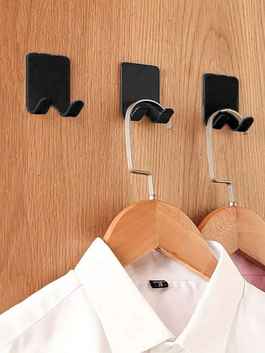 无需钻孔剃须的剃须刀架，壁挂式，带挂钩，用于电源线和插头存储、衣服、包袋 - 1 件/2 件 家居浴室装饰秋季装饰 女士返校收纳整理器 旅行必需品 返校宿舍收纳秋季装饰