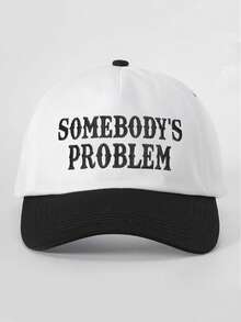 Mũ lưỡi trai nữ thêu chữ "WIFEY" phối màu, có thể điều chỉnh, kiểu dáng thường ngày, thích hợp cho du lịch mùa xuân/thu, đi biển, unisex, dành cho giới trẻ. - Mũ bóng chày - Xem 4