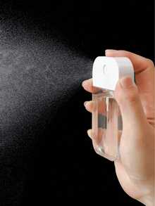 1 pieza Botella de spray portátil blanca transparente de 38ml/50ml, puede usarse para distribuir suplementos, botella de spray de viaje, botella vacía para perfume doméstico, botella de spray de niebla superfina para humectación facial - Adecuada para viajes, maquillaje, higiene, alcohol, desmaquillante, regalo para dama, novia, regalo del Día de San Valentín