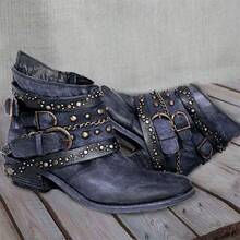 Women Ankle Boots & Booties - Green - View 9